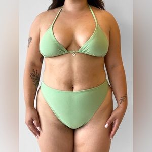 Em & May Lola bikini top in Neverland, size S+, NWOT